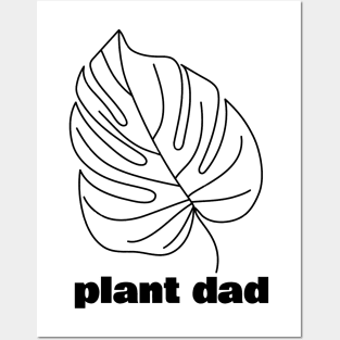 Farmer Dad House Plants Green Thumb Posters and Art